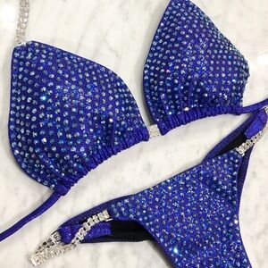 PURPLE HANDMADE COMPETITION BIKINI